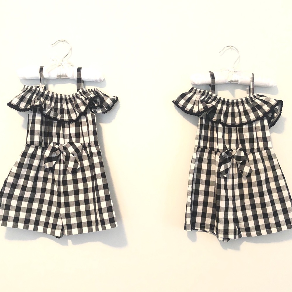 Gingham Romper - Toddler
